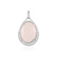 Ciondolo in argento con Calcedonio Rosa