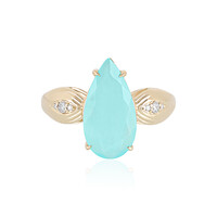 Anello in oro con Opale Paraiba (AMAYANI)