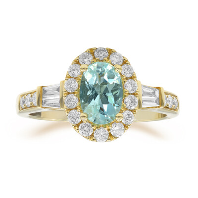 Anello in oro con Tormalina Paraíba (CIRARI)