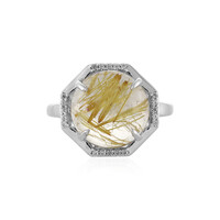 Anello in argento con Quarzo Rutilato