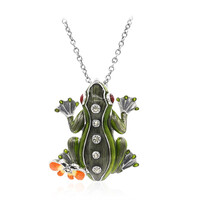 Collana in argento con Marcassite
