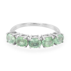 Anello in argento con Cianite Menta