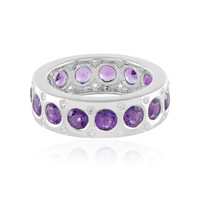Anello in argento con Ametista Siberiana (de Melo)