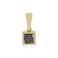 Ciondolo in oro con Diamante Nero