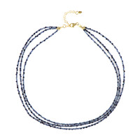 Collana in argento con Zaffiro Blu