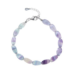 Bracciale in argento con Fluorite