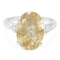 Anello in argento con Quarzo Rutilato