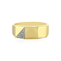 Anello da uomo in argento con Zircone