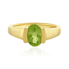 Anello in argento con Diopside Russo
