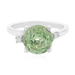 Anello in argento con Ametista Verde (PHANTASIA)