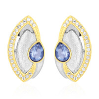 Orecchini in argento con Fluorite Cangiante