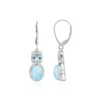Orecchini in oro con Larimar (KM by Juwelo)