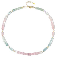 Collana in argento con Berillo Fancy (Riya)