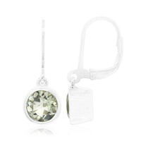 Orecchini in argento con Ametista Verde
