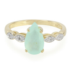 Anello in oro con Opale Paraiba