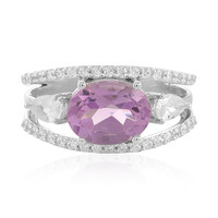 Anello in argento con Ametista Rose de France