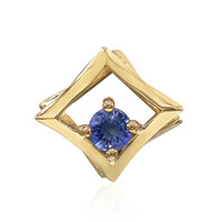 Ciondolo in oro con Benitoite (Amanda Adkins)