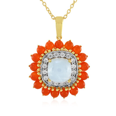Collana in argento con Acquamarina