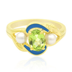 Anello in argento con Peridoto