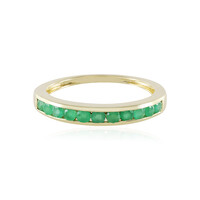 Anello in oro con Smeraldo Brasiliano