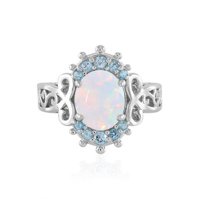Anello in argento con Opale di Welo (Dallas Prince Designs)