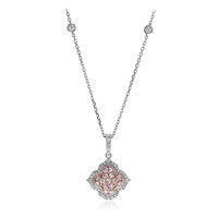 Collana in oro con Diamante Rosa I1 (CIRARI)