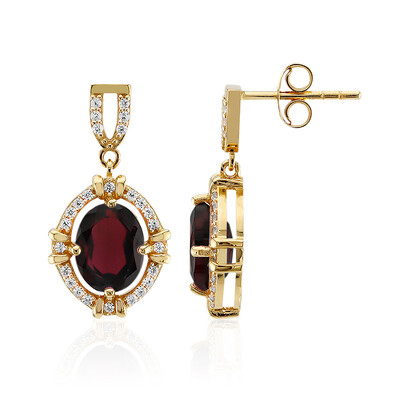 Orecchini in argento con Granato d’India