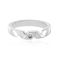 Anello in argento con Diamante PK (J)