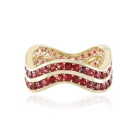 Anello in oro con Rubino Tanzania (de Melo)