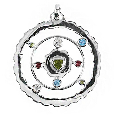 Ciondolo in argento con Peridoto