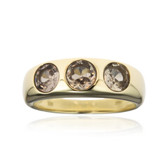 Anello in oro con Diasporo cangiante (CUSTODANA)