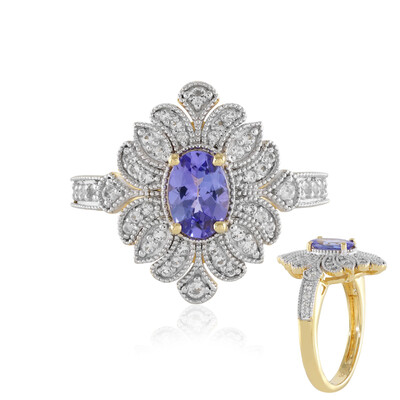 Anello in argento con Tanzanite