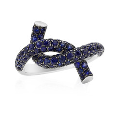 Anello in oro con Zaffiro Blu (Estée Collection)