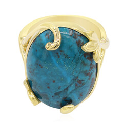 Anello in argento con Crisocolla