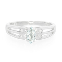 Anello in argento con Acquamarina Brasiliana