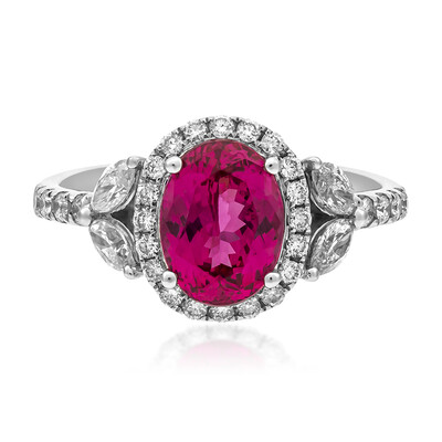 Anello in oro con Spinello Birmano Rosa (CIRARI)