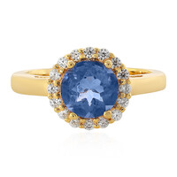 Anello in argento con Fluorite Cangiante
