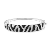 Bracciale in argento con Spinello Nero
