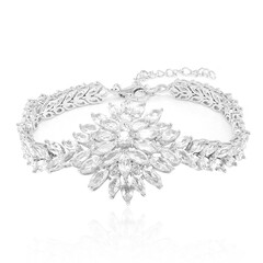 Bracciale in argento con Topazio Bianco
