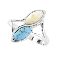 Anello in argento con Turchese