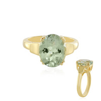 Anello in argento con Ametista Verde