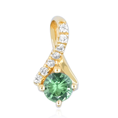 Ciondolo in oro con Tsavorite