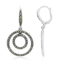 Orecchini in argento con Marcassite
