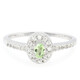 Anello in argento con Granato Menta Merelani