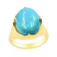 Anello in argento con Turchese della Miniera 8 (Anne Bever)