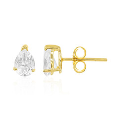 Orecchini in argento con Topazio Bianco