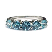 Anello in argento con Zircone Ratanakiri