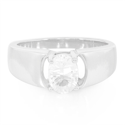 Anello da uomo in argento con Petalite