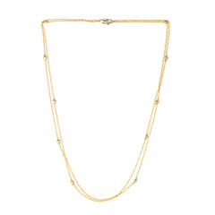 Collana in argento con Diamante I3 (J)