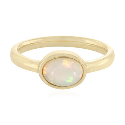 Anello in argento con Opale di Welo (MONOSONO COLLECTION)